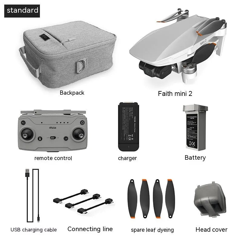 UAV 4K three-axis brushless anti-shake drone with Sony CMOS sensor, GPS GLONASS, and 2600mAh battery
