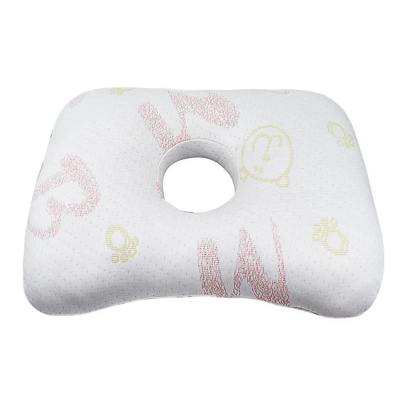 Single hole ear pillow for beauty salon treatments in grey colour