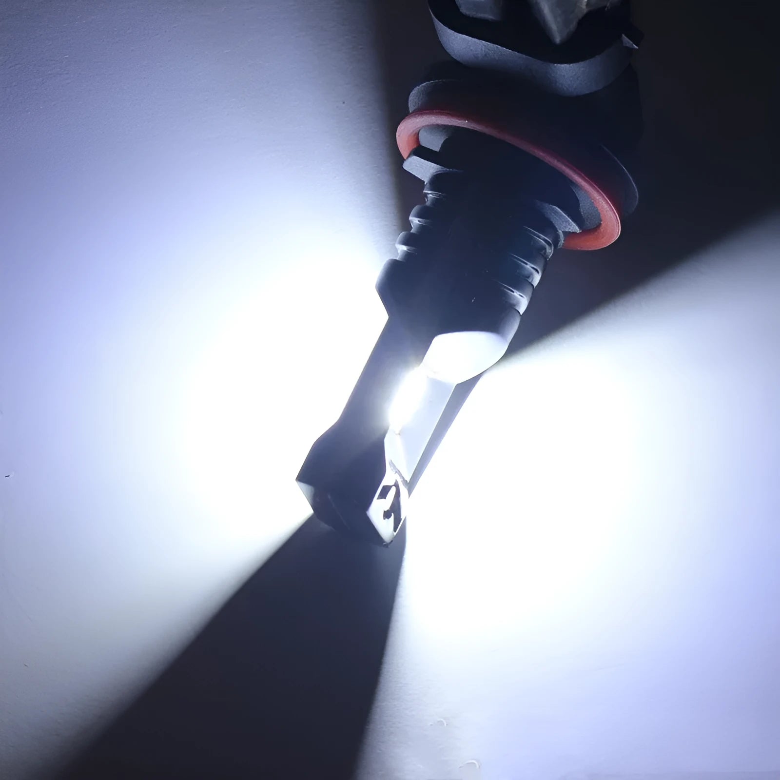 H11 H8 CSP LED front fog lamp headlight with aviation aluminium housing and white 6500K output
