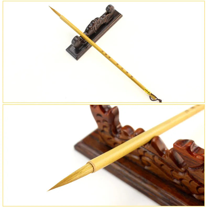 Langhao Hook Line calligraphy brush with wolf hair nib size S