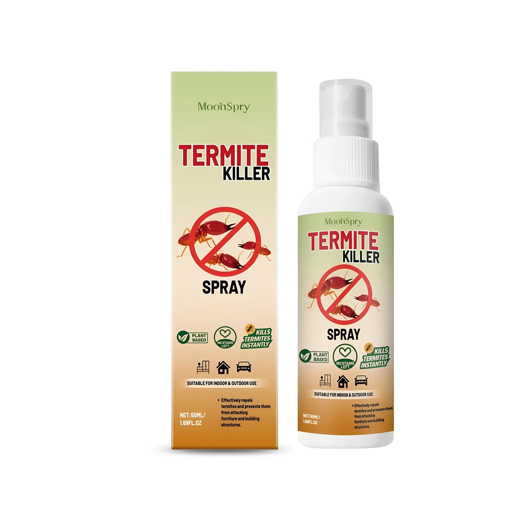 50ml termite killer spray can with natural menthol for ant and pest control