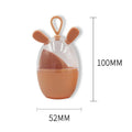 Non-latex dual-use sponge gourd water drop beveled makeup sponge in coral teardrop colour