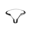 Black carbon fibre colour steering wheel decorative trim frame for Tesla Model S