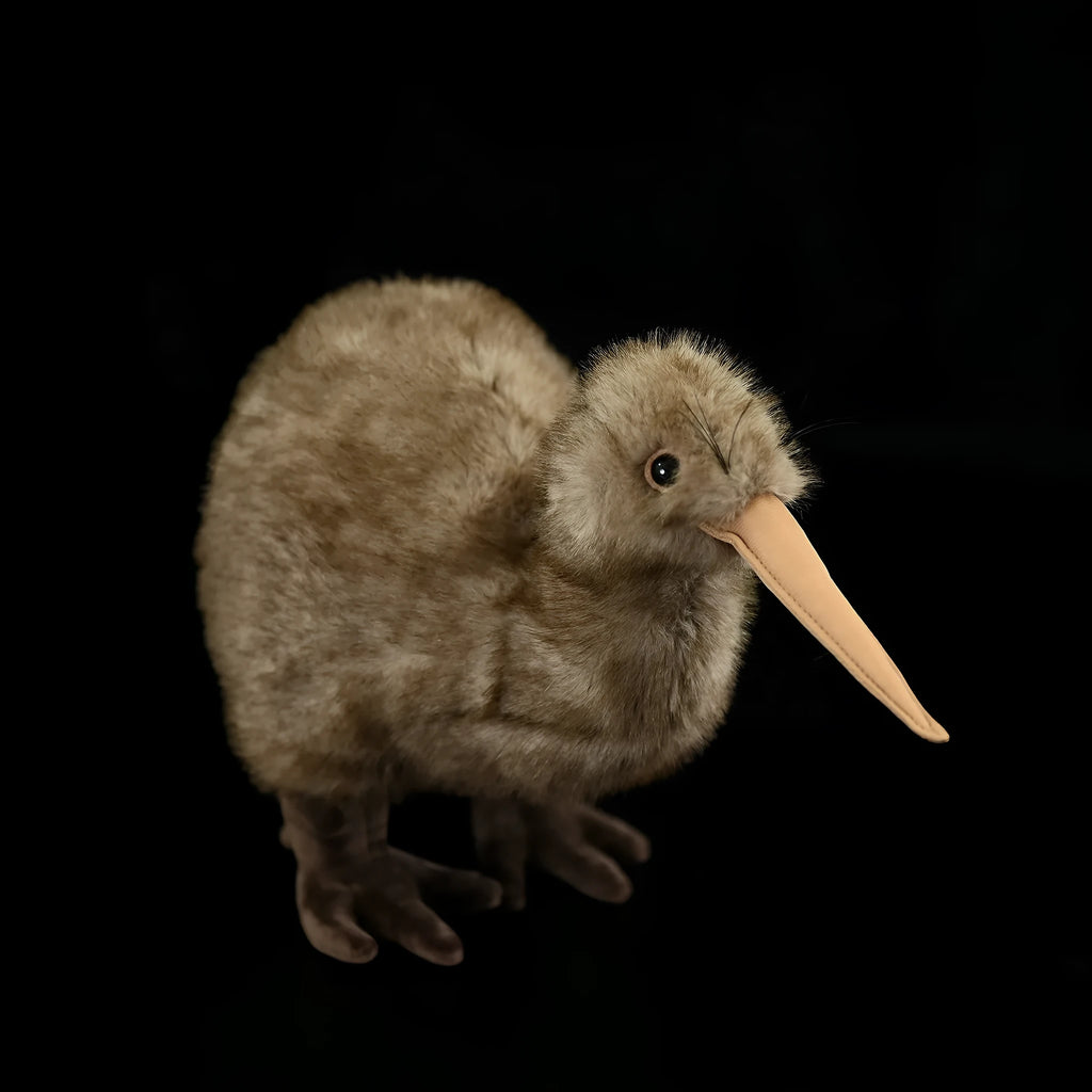 Kiwi plush toy 25cm tall 13cm wide chemical fibre iron wire New Zealand Juwei doll