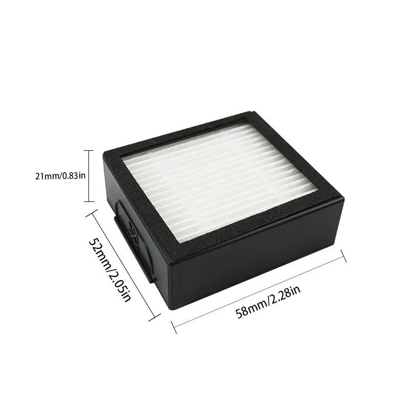 COMBO J9 replacement pack with rolling brush pair, filter screen, and side brush for IRobot J7 and J9 vacuums