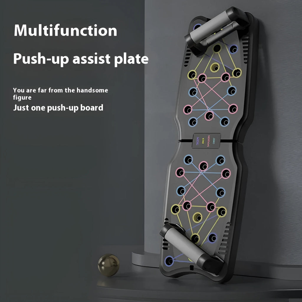Flat ABS plastic push up support plate for fitness training, shown in available colour options.