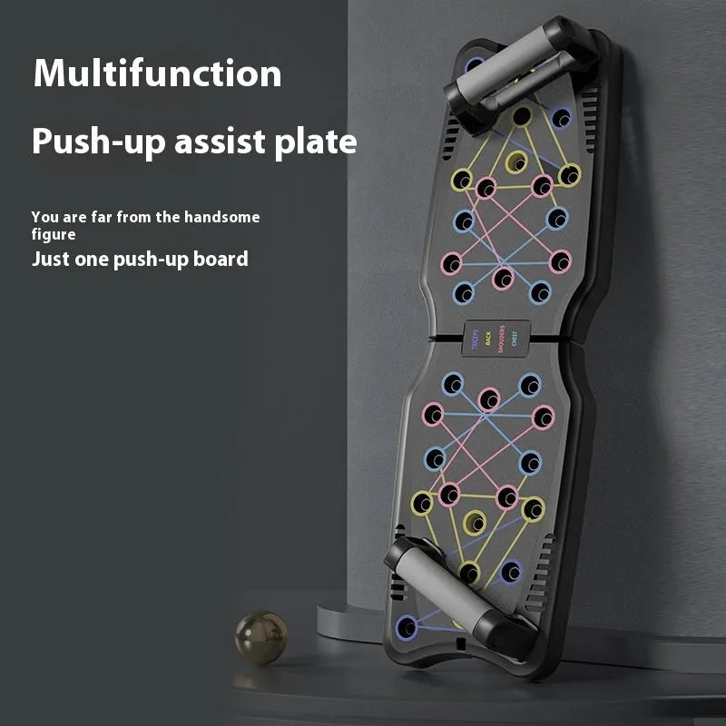 Flat ABS plastic push up support plate for fitness training, shown in available colour options.