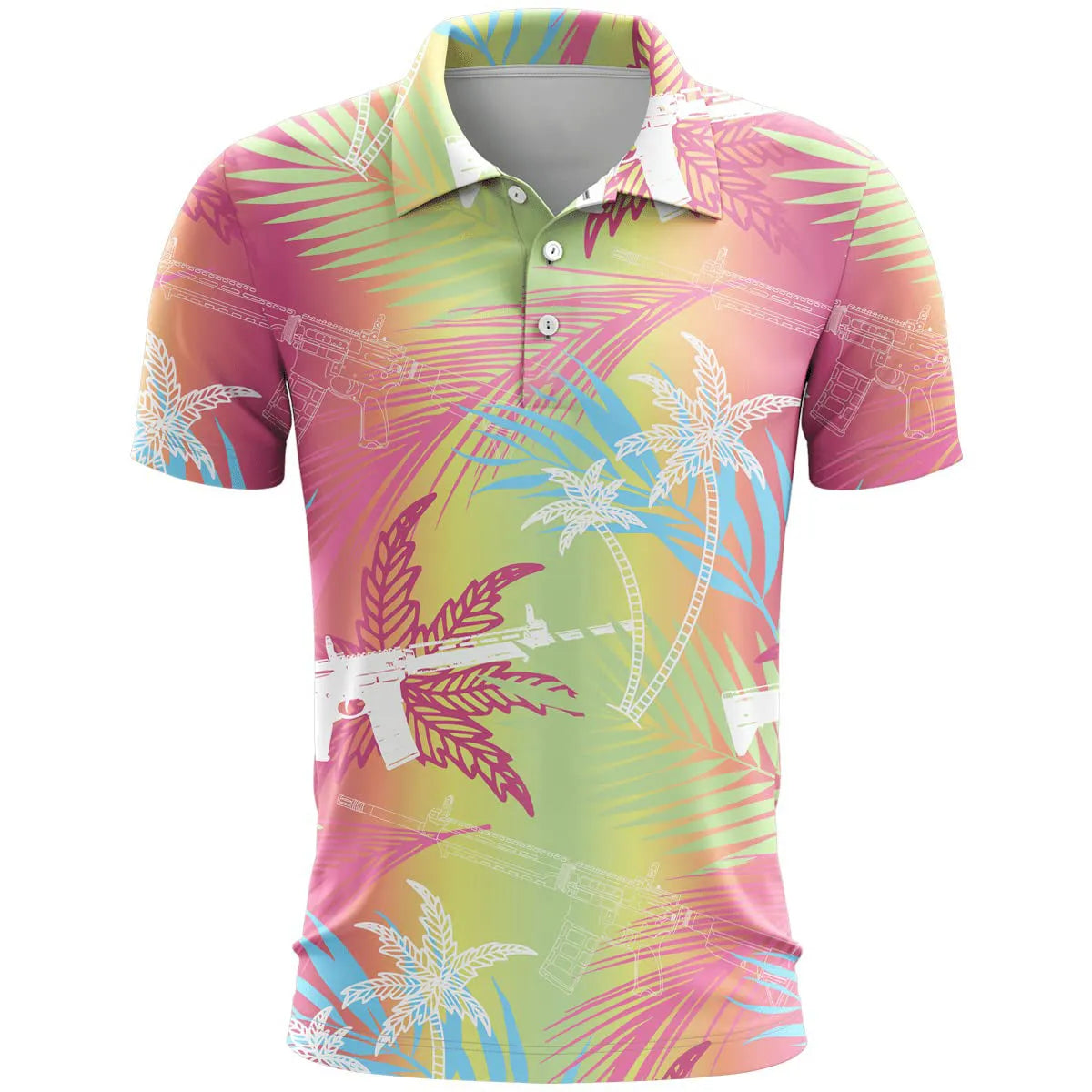3D printed sports short sleeve T-shirt in loose fit with colour matching pattern on thin polyester fabric