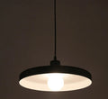 Aluminium alloy ceiling chandelier for restaurants in black or white, showing small, medium, and large size options.