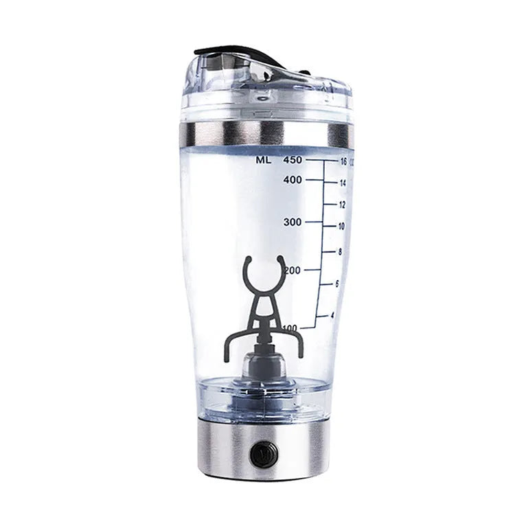 Electric protein shake stirrer USB Type-C portable shaker cup 450ml 600ml with AS cup and PP stirring rod