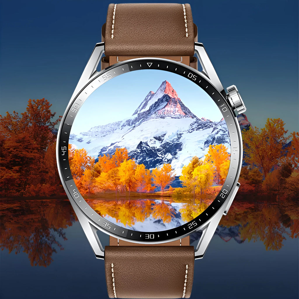 Black GS3 Max smartwatch with silicone strap showing colour screen displaying fitness data.