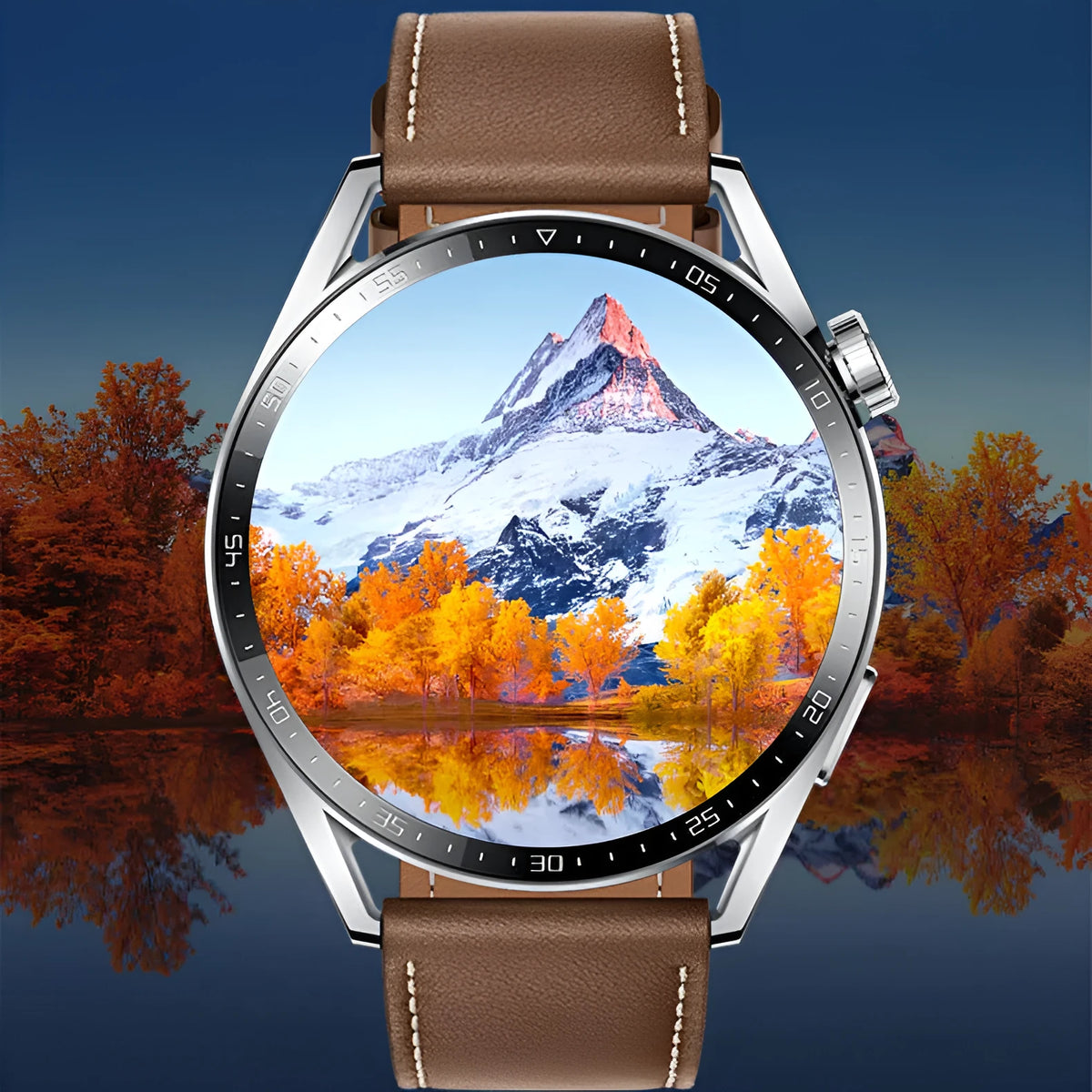Black GS3 Max smartwatch with silicone strap showing colour screen displaying fitness data.