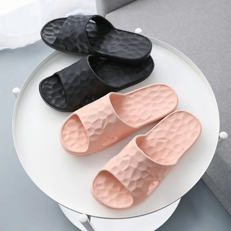 Unisex EVA flip-flop slippers in candy colours, anti-skid sole, sizes 35-44