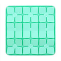 Round silicone pet licking plate slow feeder mat 203mm for cats and dogs in six colours