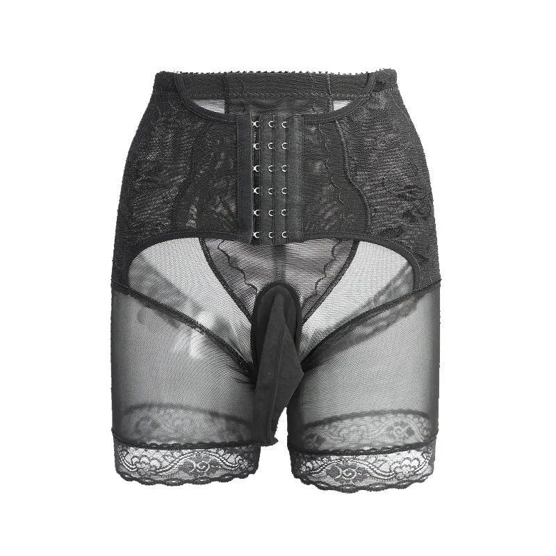 Men's nylon summer shorts with breathable mesh lining in skin colour and black.