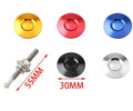 30mm silver aluminium alloy car engine cover lock with screw and nut