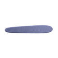 Grey and pink ABS plastic cat grooming comb with dual-ended design