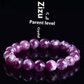 Grandmother crystal bracelet with geometric faceted beads in Korean style showing multiple colour options