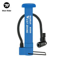 Mini Bicycle Tire Pump PP Material Built-in Steel Pipe Hand Pump for Mountain Bike Road Bike Tyre Inflation Tool Black Red Blue Yellow Free Size