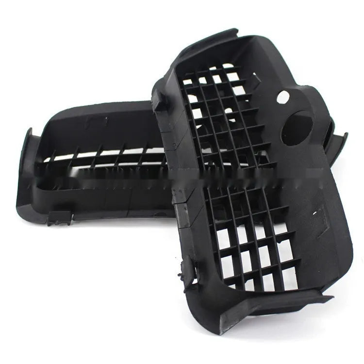 Black ABS plastic Volkswagen Golf 3 front bumper fog light cover pair for lower grille