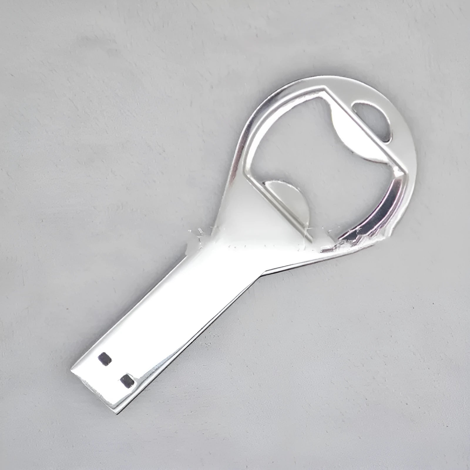 Metal key bottle opener USB flash drive with USB 2.0 port and metal casing
