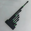 Six cross batch head screwdriver bits made from S2 alloy steel, each 50mm long with a magnetic tip, arranged on a plain background.