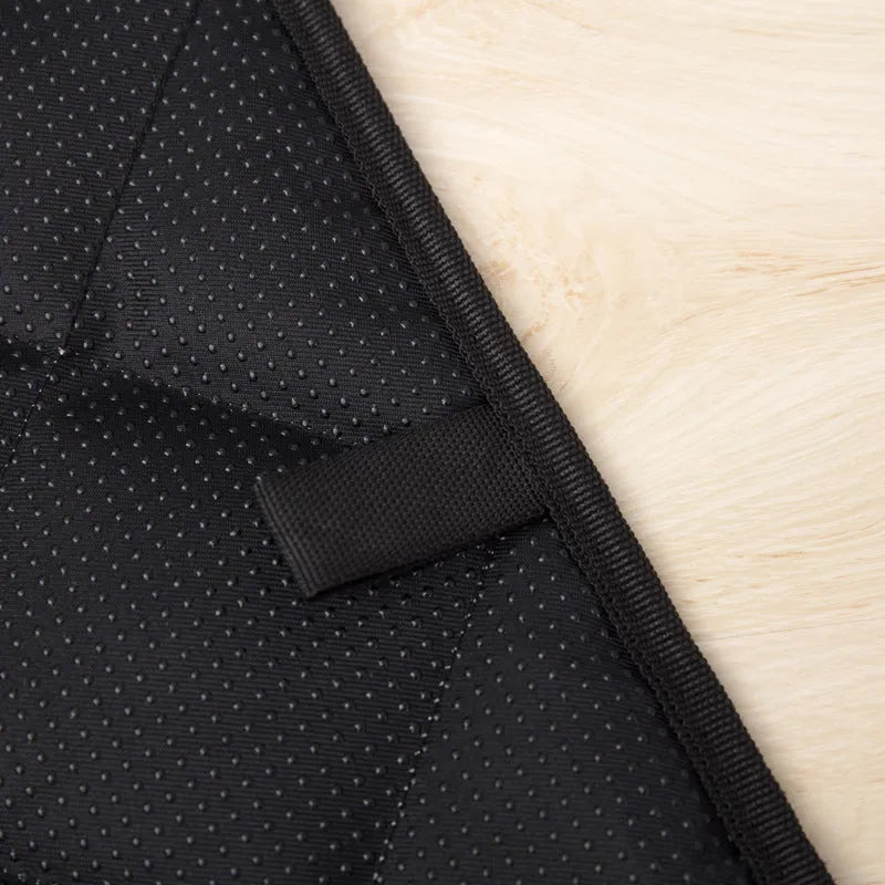 Non-slip cloth pet mat in gray with waterproof and breathable cooling design available in five sizes