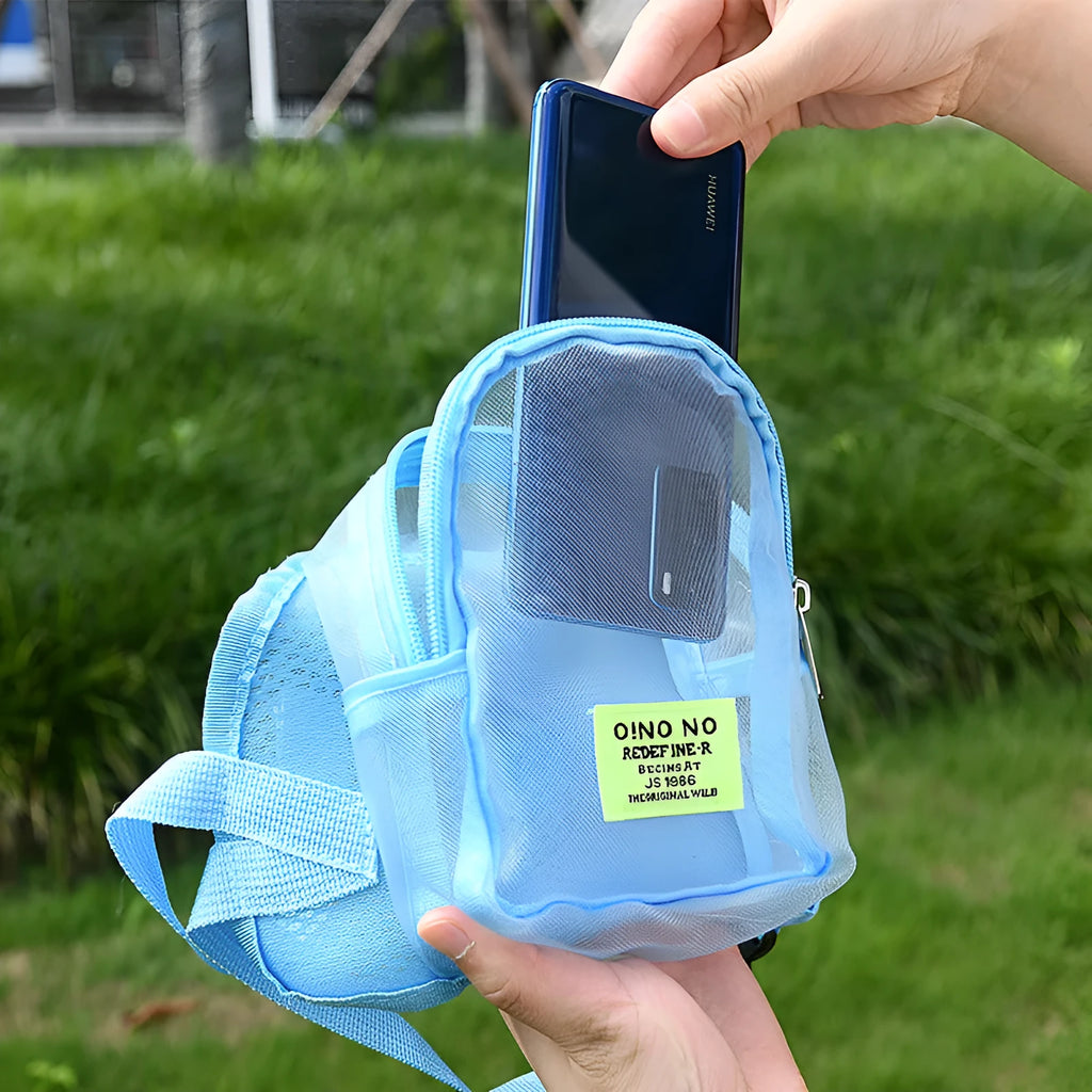 Solid colour dog backpack canvas storage bag in breathable polyester fabric
