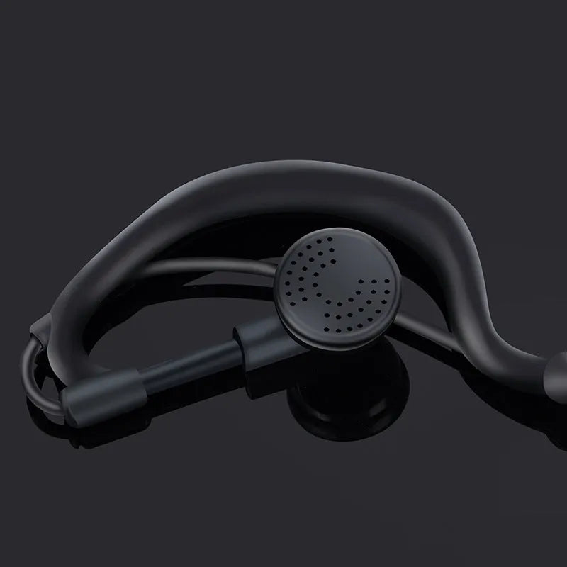 Mini ear-hook walkie talkie for hair salon with lithium battery USB charging