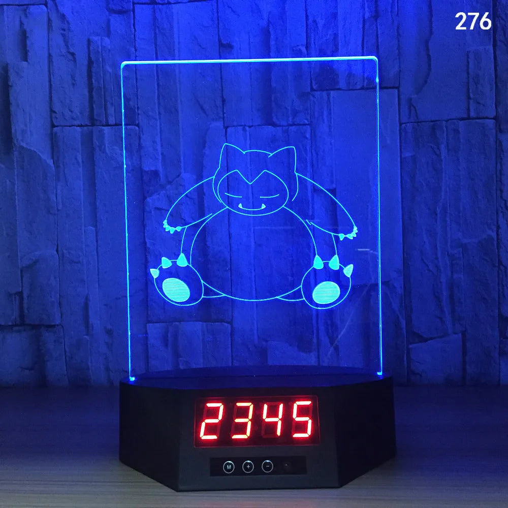 3D glowing dolphin night light LED table lamp with remote control on wooden surface