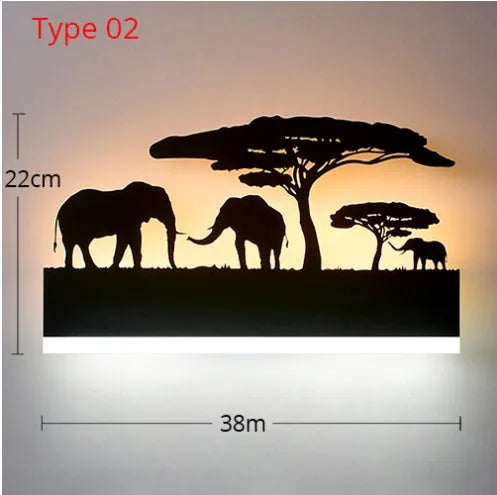 LED acrylic wall lamp in black finish 38cm diameter 22cm height 4cm thick 24 watt for small rooms