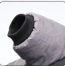 Winter thicken dog coat four-legged style fleece lining reflective flat rope for small to medium dogs