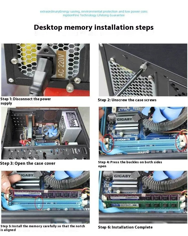 Desktop DDR3 4GB 1600MHz memory module for AMD computer systems