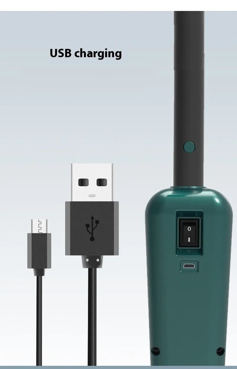 Wireless electric mop cleaning machine with USB charging port and hand wash-free basin system