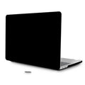 Frosted crystal transparent black plastic protective case for MacBook Pro and MacBook Air laptops