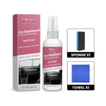 100ml car wax polish bottle with sponge and 20x20cm towel set for car surface maintenance