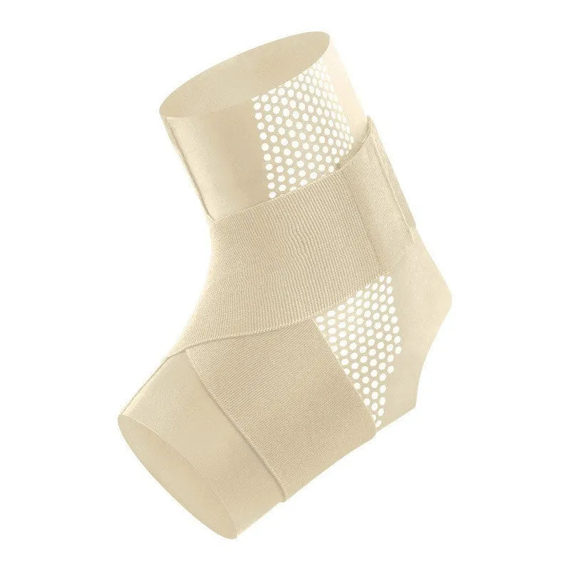 Lycra cloth ankle support with anti-kick sports design in black colour