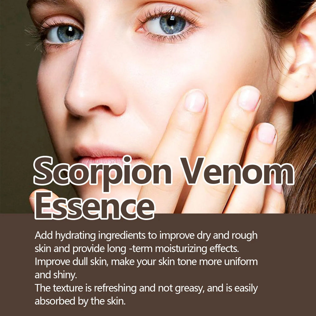 Firming and moisturising wrinkle fading essence 30ml bottle with hyaluronic acid and nicotinamide ingredients