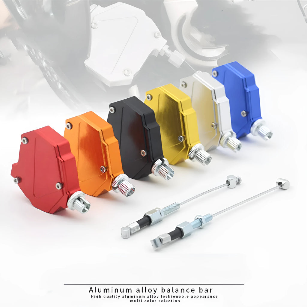 Motorcycle labour-saving clutch modification kit with aluminium alloy box and handle in multiple colour options