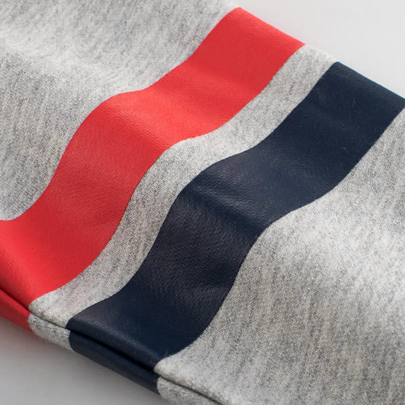 Boys hooded zip-up cotton sweater in grey or navy blue, long sleeve round neck, sizes 90-140cm