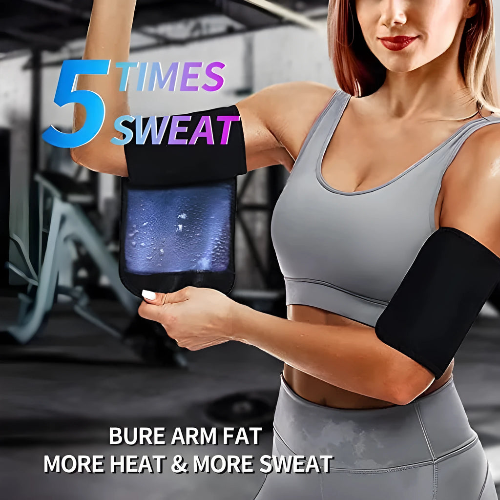 Arm band sports sweatband in multiple colour options with binding band design