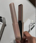 Cordless USB hair straightener with ceramic heater, three temperature settings, pink colour