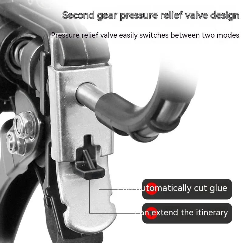 13 bearing structure aluminium alloy automatic adhesive breaking glass glue gun 545x220mm
