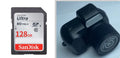 Black Y3000 HD outdoor sports camera with small display screen on compact body