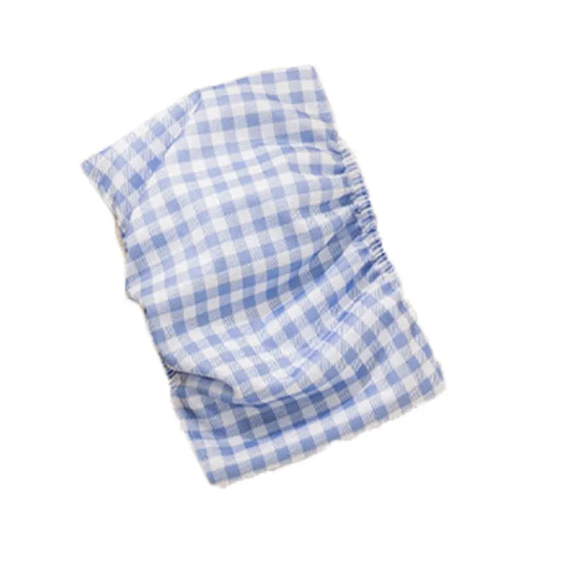 Reusable male dog diaper belly band in cartoon bone paw print pattern with fastener tape