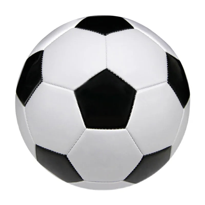 Machine-seam PVC football in multiple sizes for youth training and small-sided games