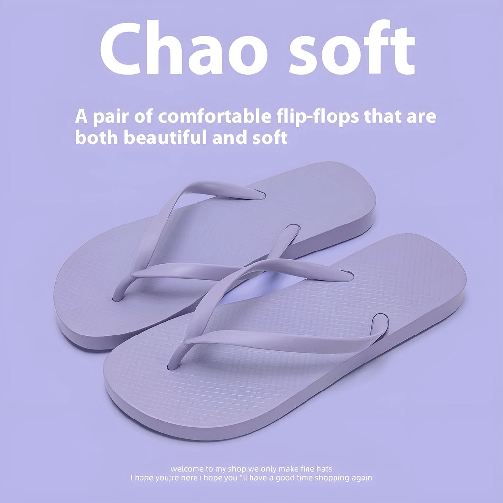Foldable casual beach slippers in black with hollow out plastic upper and non-slip PVC sole.