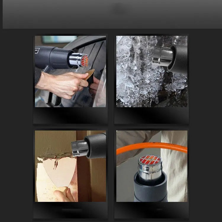 2000W industrial hot air gun with anti-slip insulation shell and grid air outlet, model XA020