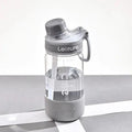 Plastic straw cup with cartoon pattern in grey, green, or pink colour, available in 520ml, 780ml, and 1000ml sizes