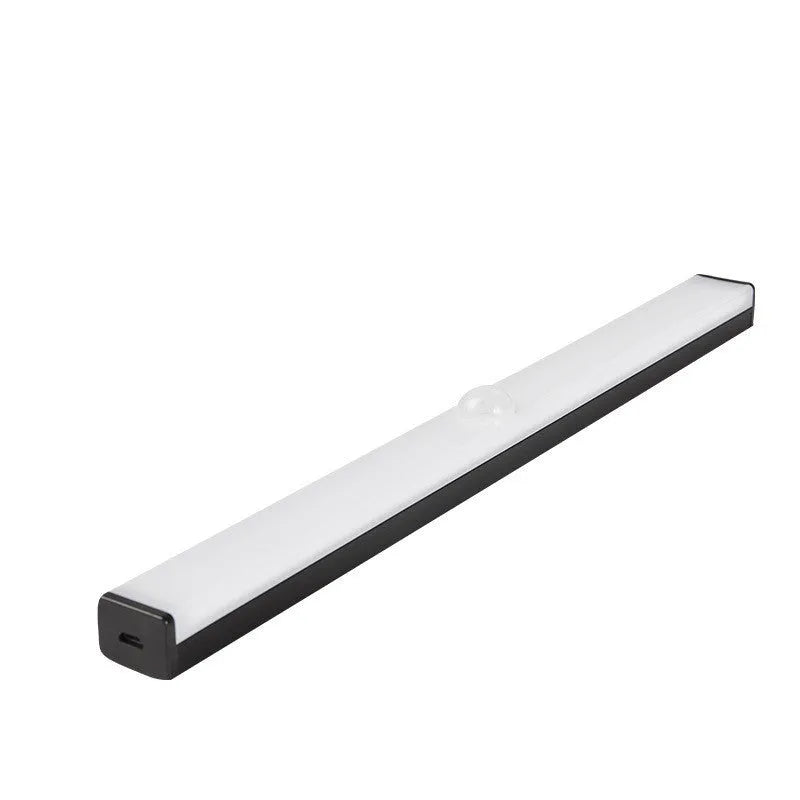 LED body induction light strip black battery powered smart sensor for staircase